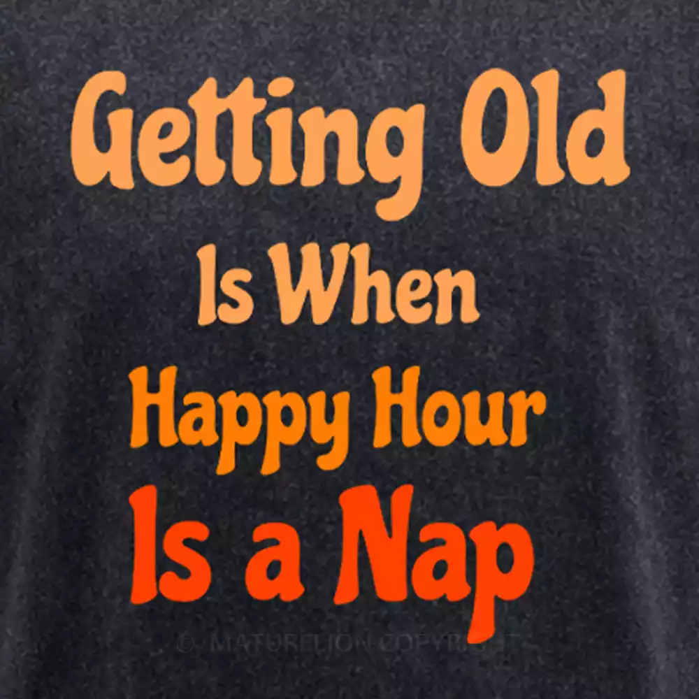 Maturelion Getting Old Washed T-shirt