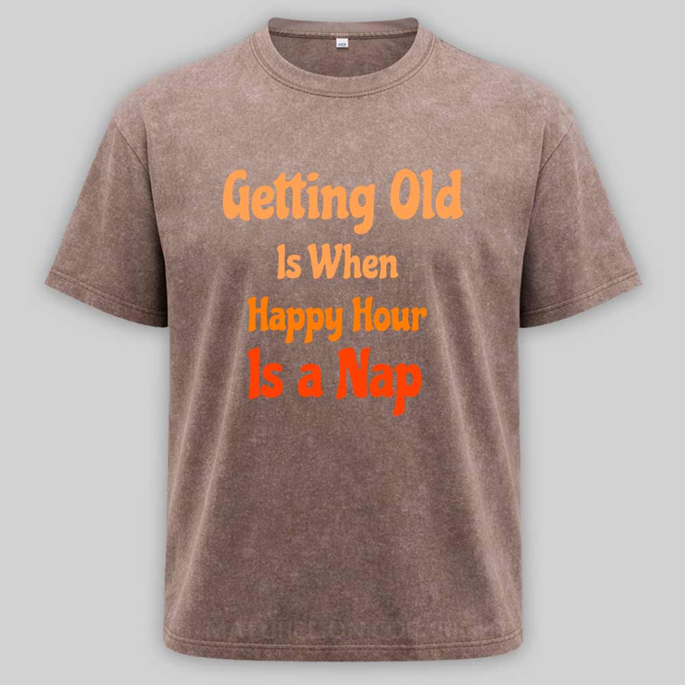 Maturelion Getting Old Washed T-shirt