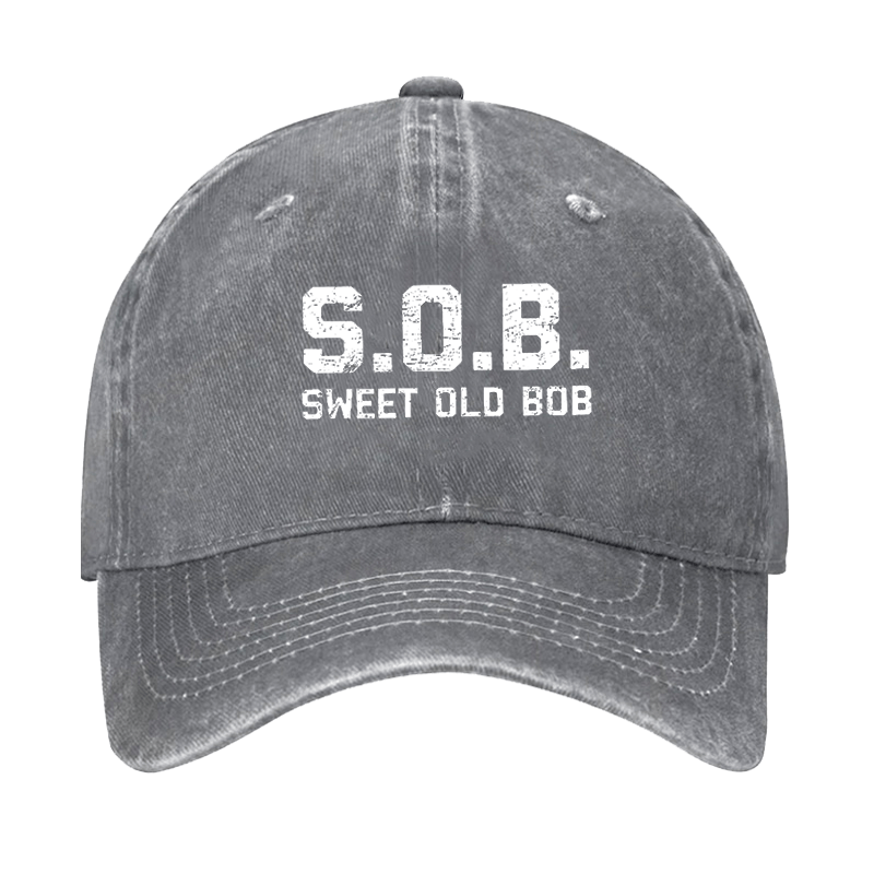 SOB Sweet Old Bob Funny Cap-Maturelion