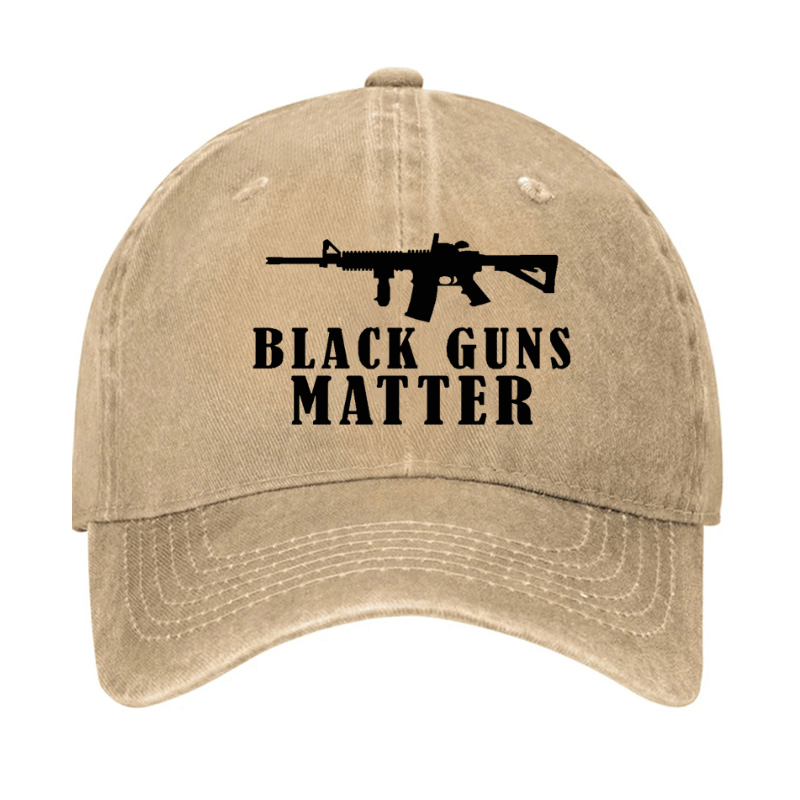 Black Guns Matter Cap (Free Customization)-Maturelion