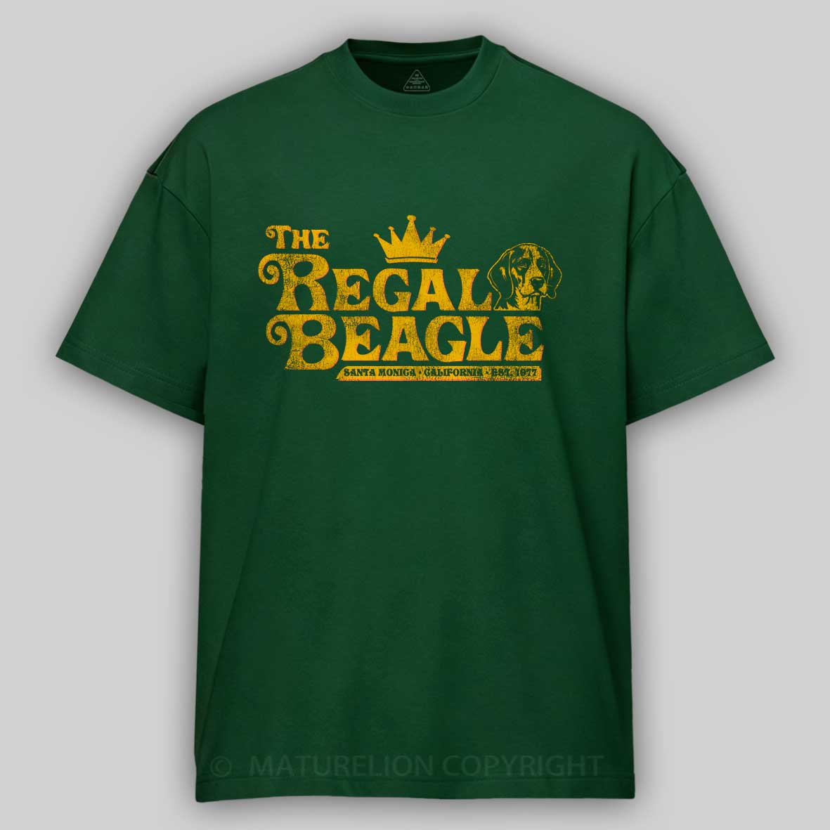 Maturelion Regal Beagle Lounge 1977 Worn Cotton T-shirt