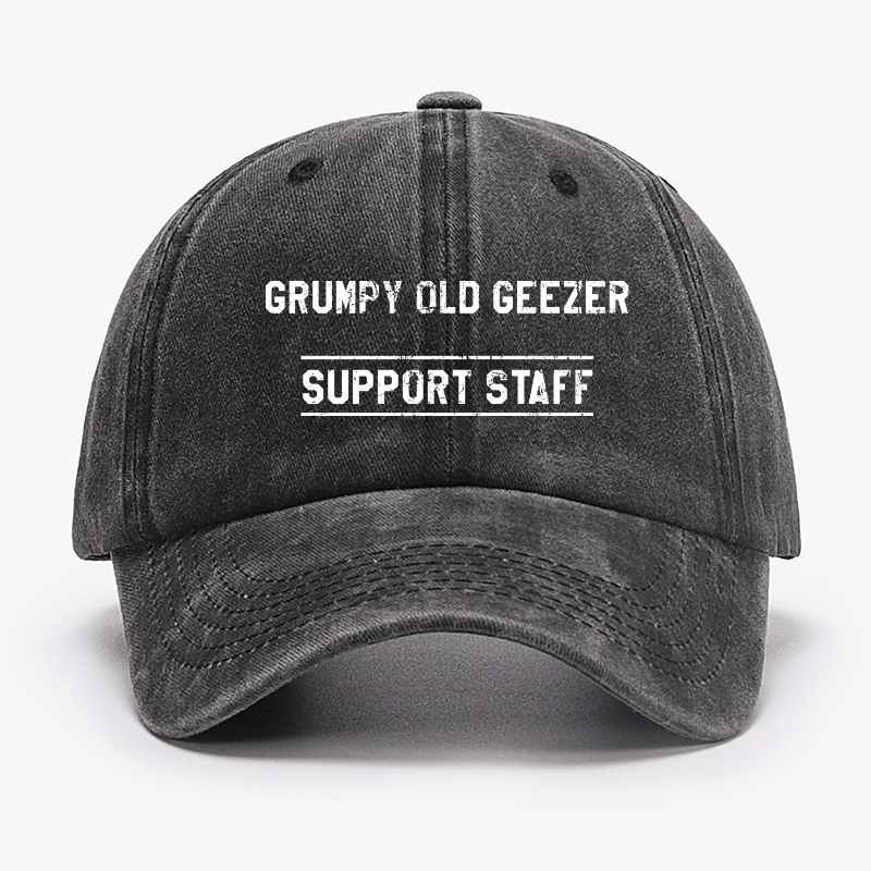 Grumpy Old Geezer Support Staff Cap-Maturelion