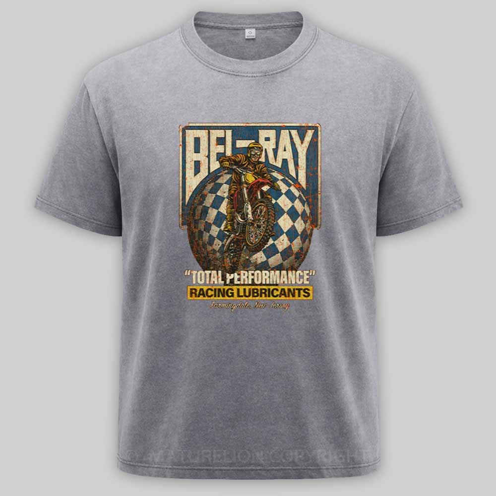Maturelion Bel-Ray Racing Lubricants 1982 Washed T-shirt