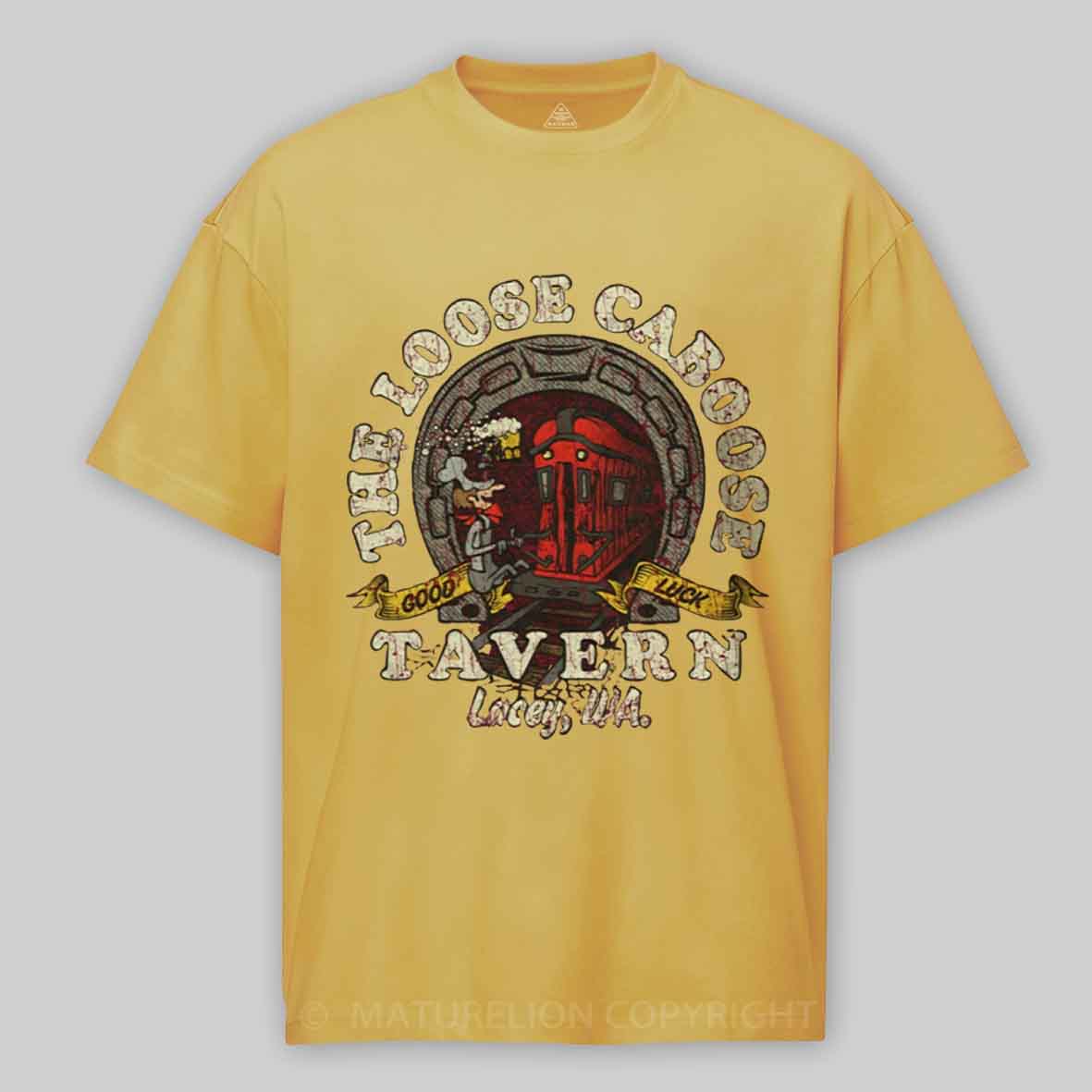 Maturelion The Loose Caboose Tavern 1967 Cotton T-shirt