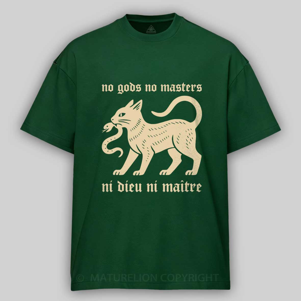 Maturelion Ni Dieu Ni Matre  Cotton T-shirt