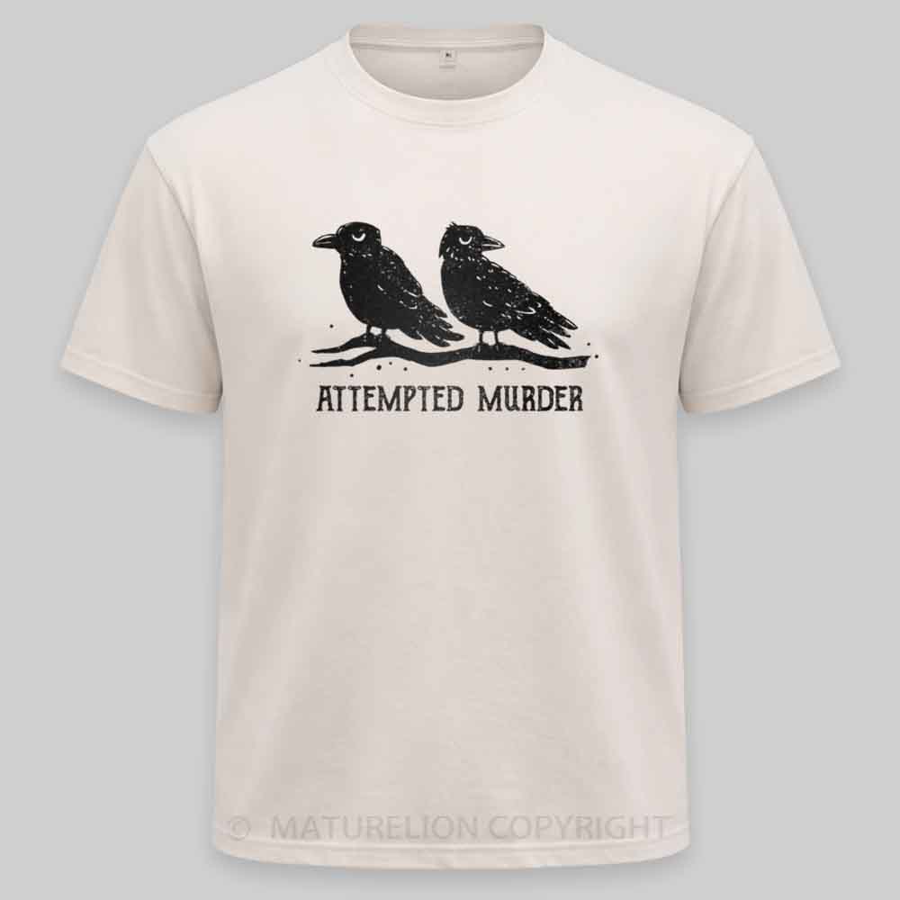 Maturelion Attempted Murder Washed T-shirt