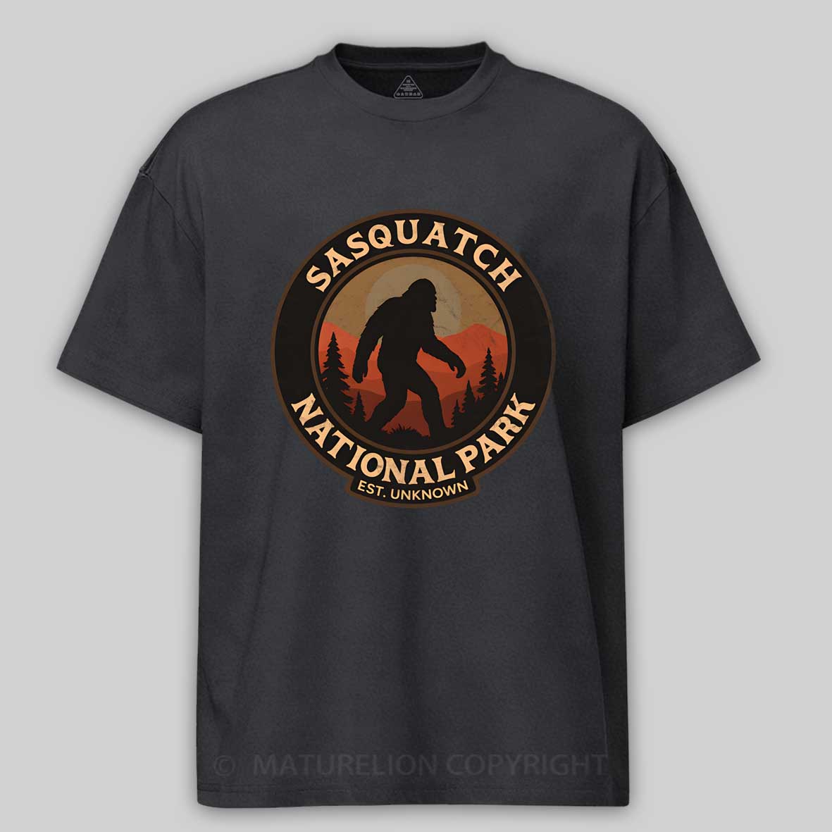 Maturelion Sasquatch National Park Cotton T-shirt