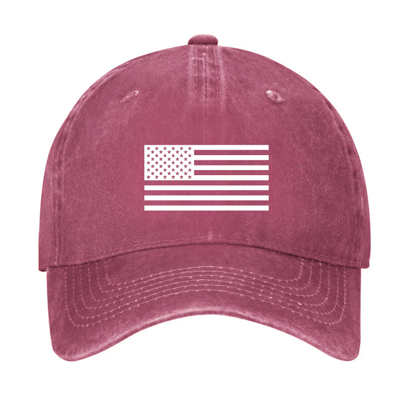 Classic American Flag Print For Men Cap-Maturelion