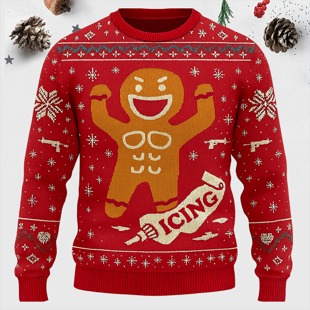 Maturelion Ginger Roid Rage Funny Christmas Ugly Sweater