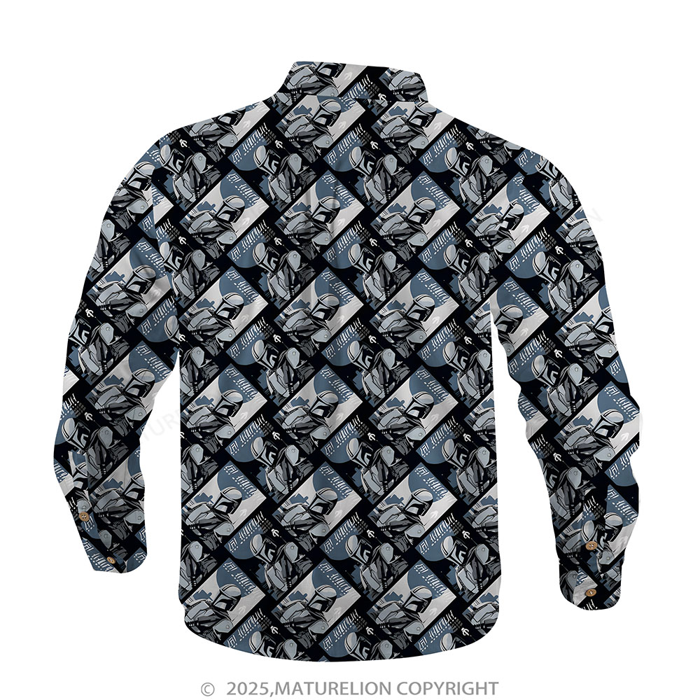 Maturelion Men's Hawaiian Shirt Neon Synthwave Laser Sword Hawaiian Shirt