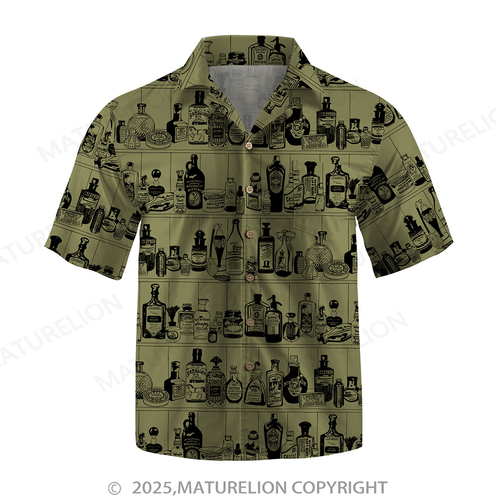 Maturelion Men's Hawaiian Shirt Island Heat Hawaiian Shirt