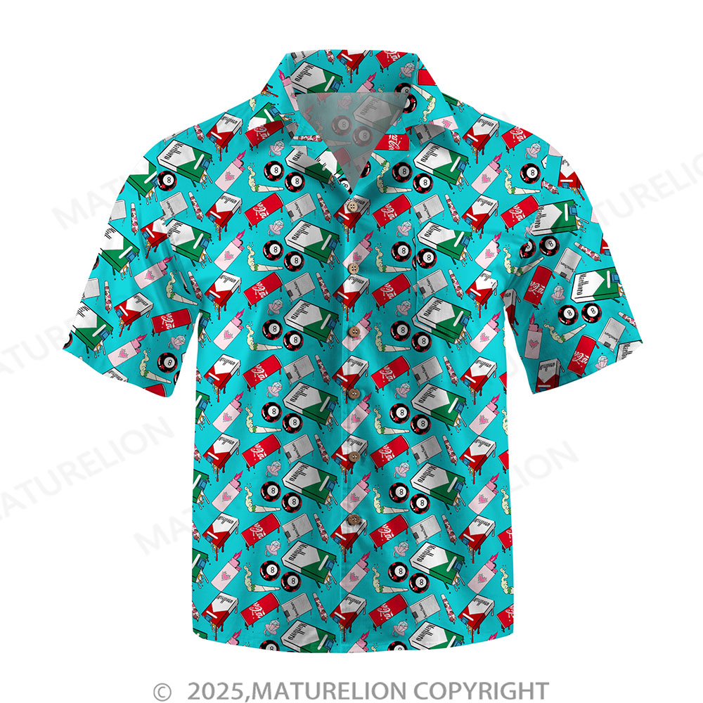 Maturelion Men's Hawaiian Shirt Jungle Vibes Hawaiian Shirt