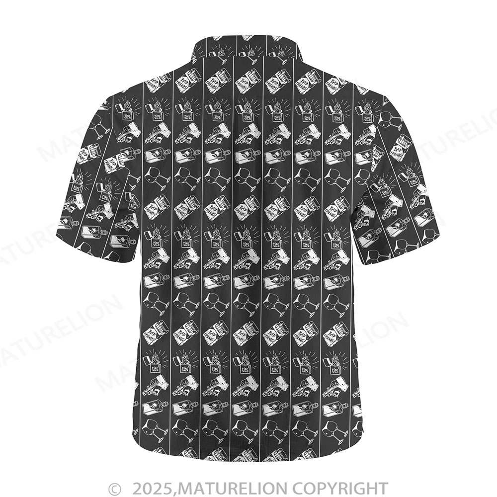 Maturelion Floral Rush Button Up Shirt