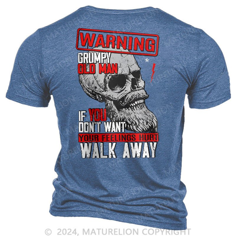Maturelion Warning: Grumpy Old Man T-shirt