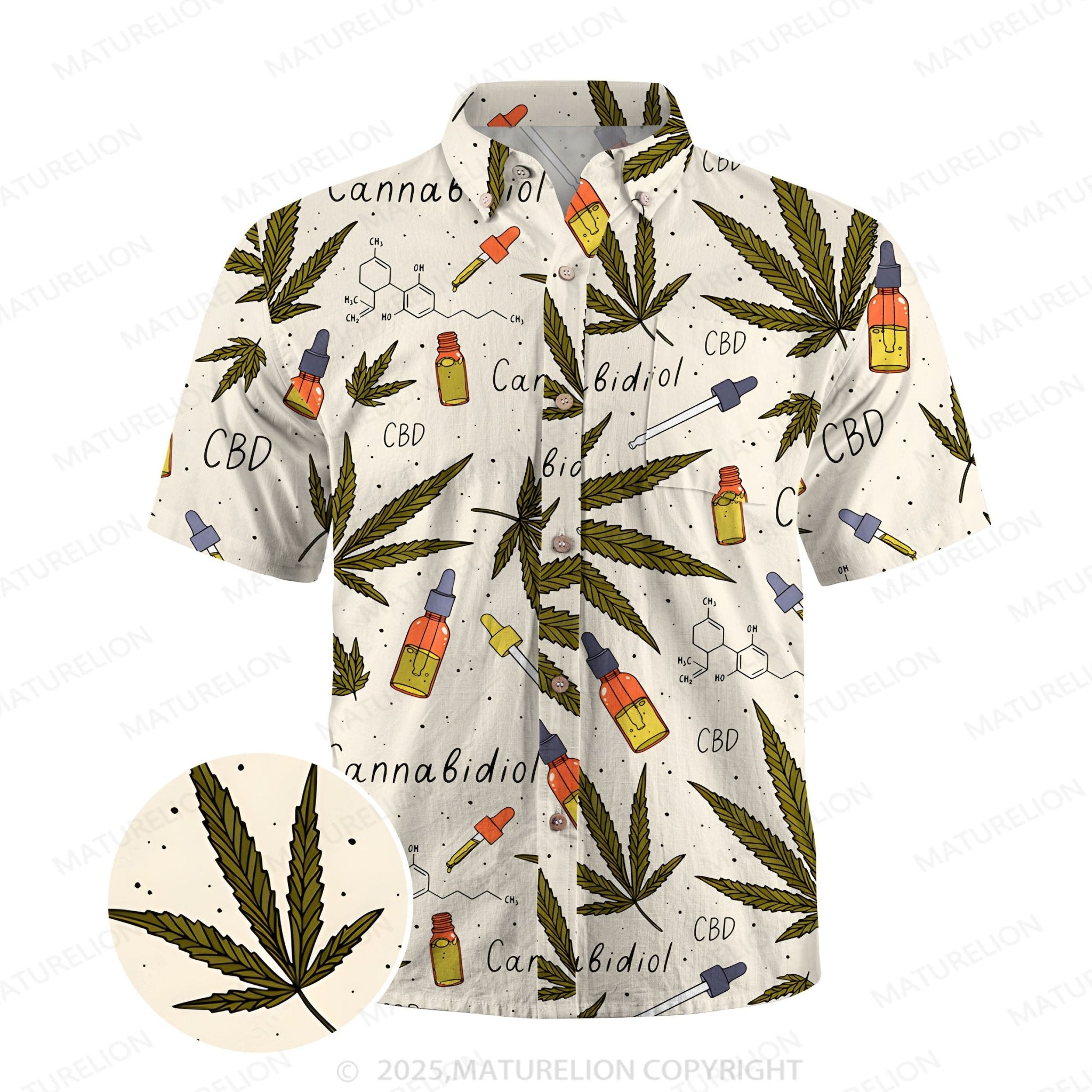 Maturelion Men's Hawaiian Shirt Coastal Dream Hawaiian Shirt-Maturelion