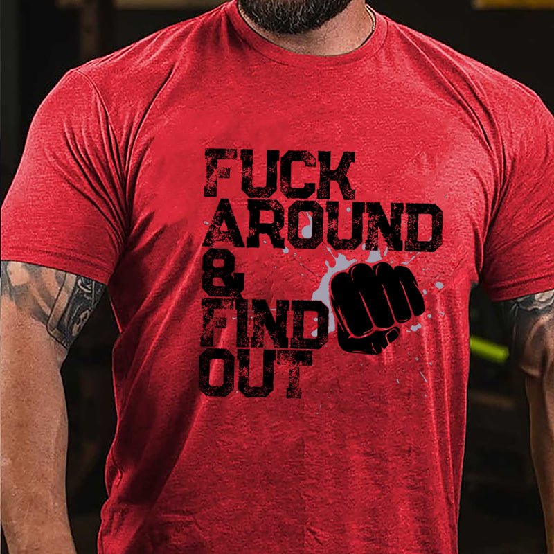 Fuck Around Find Out Cotton T-shirt-Maturelion
