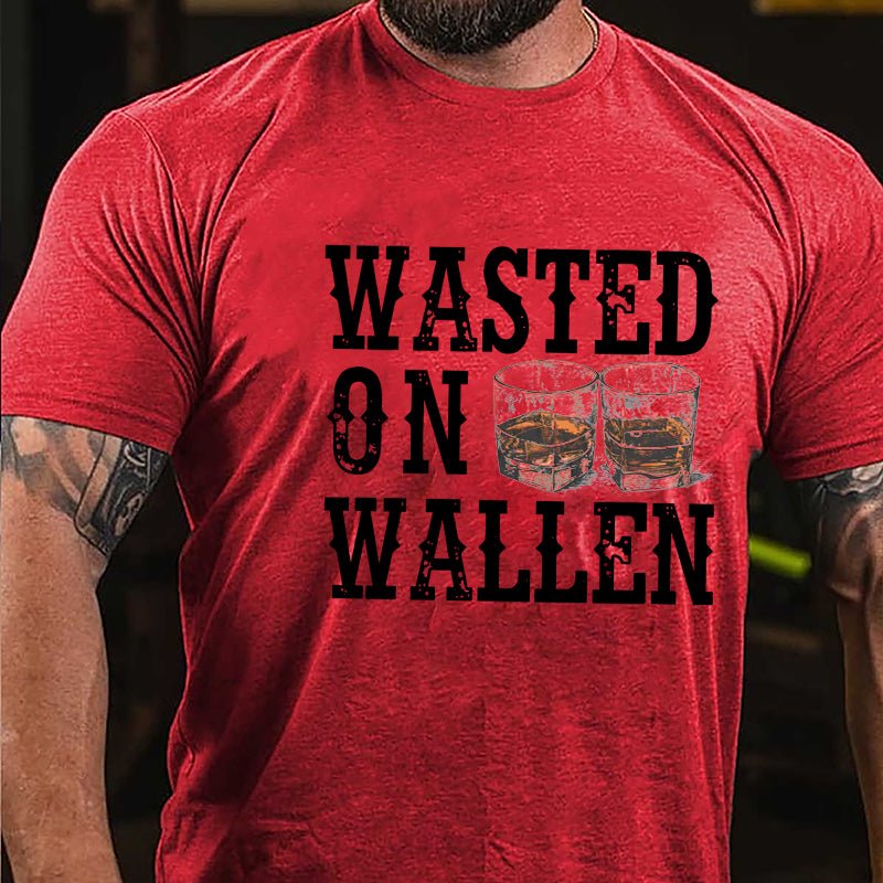 Wasted On Wallen Cotton T-shirt-Maturelion
