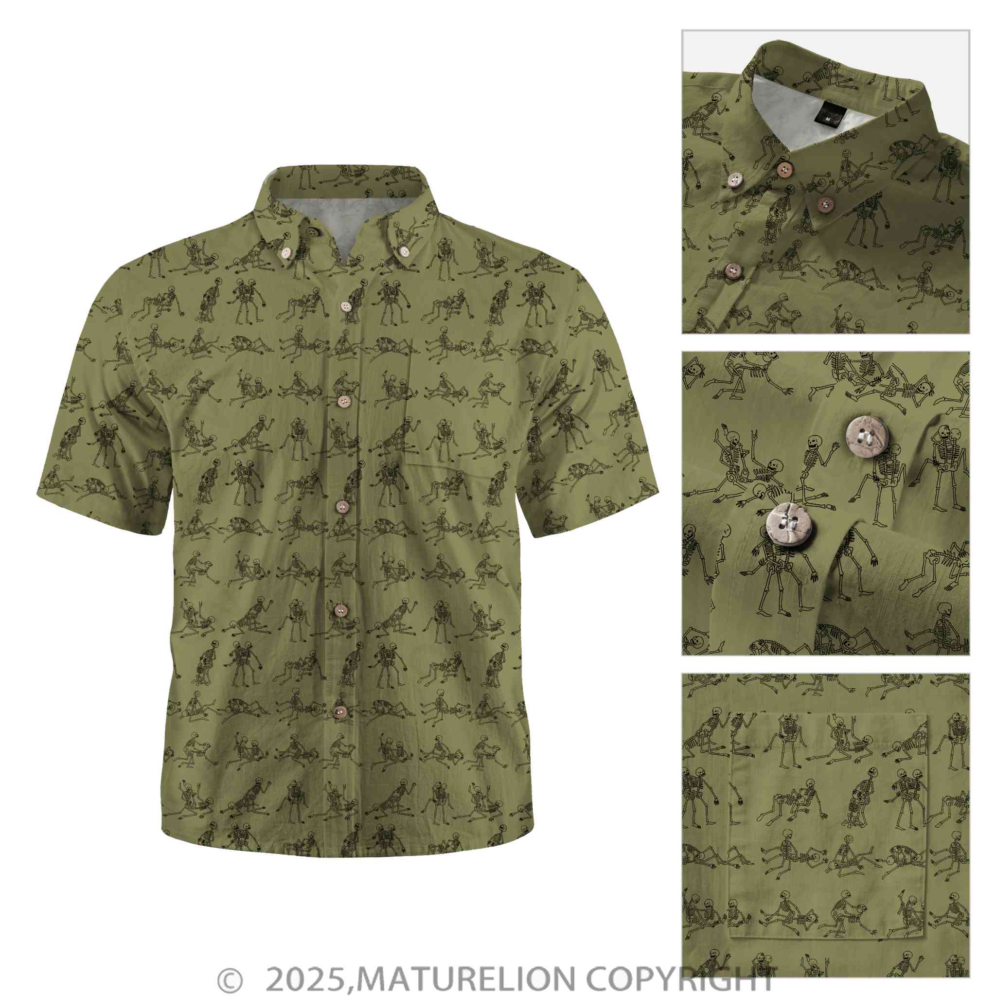 Maturelion Men's Button Pocket ShirtUnlock Hawaii’s Secret Temptations Hawaiian Shirt