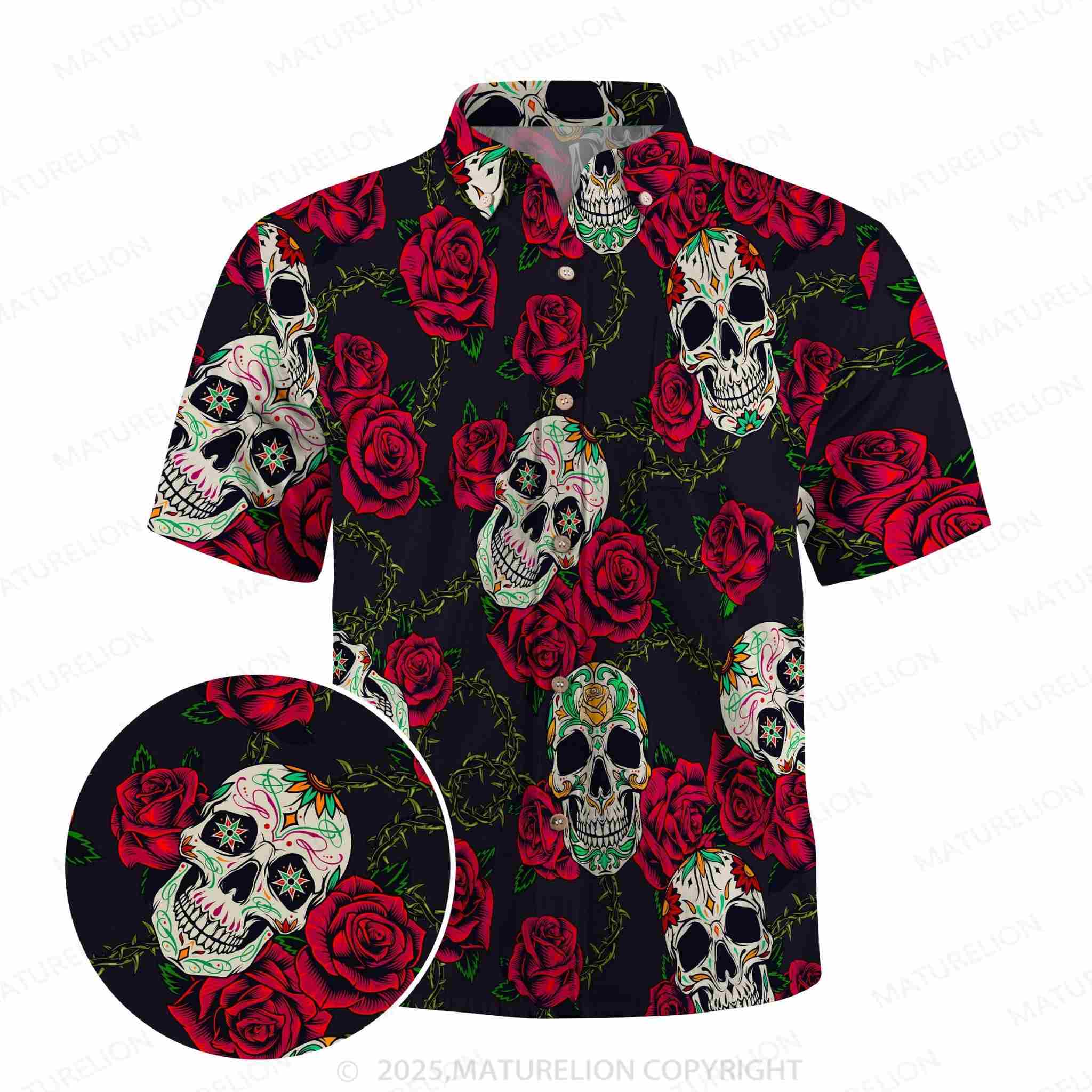 Maturelion Bloom And Death Hawaiian Shirt Sale-Maturelion