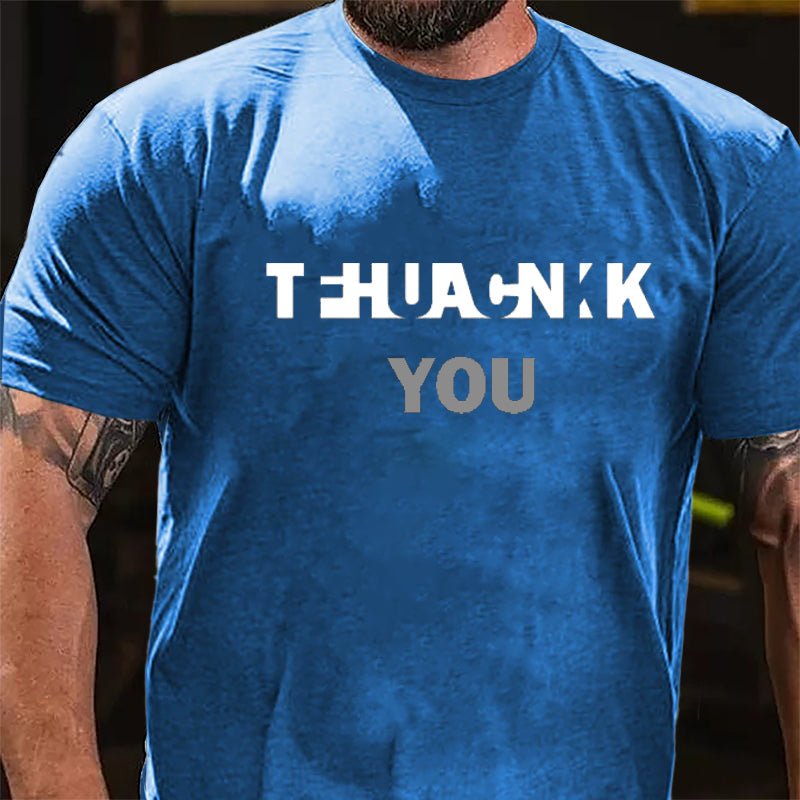Thank You Fuck You Cotton T-shirt-Maturelion
