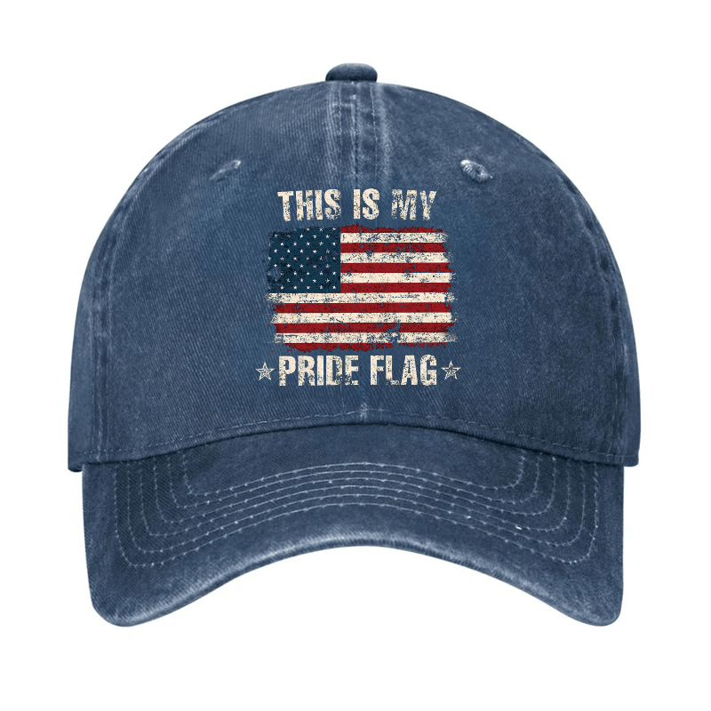 This Is My Pride Flag Print Baseball Cap-Maturelion