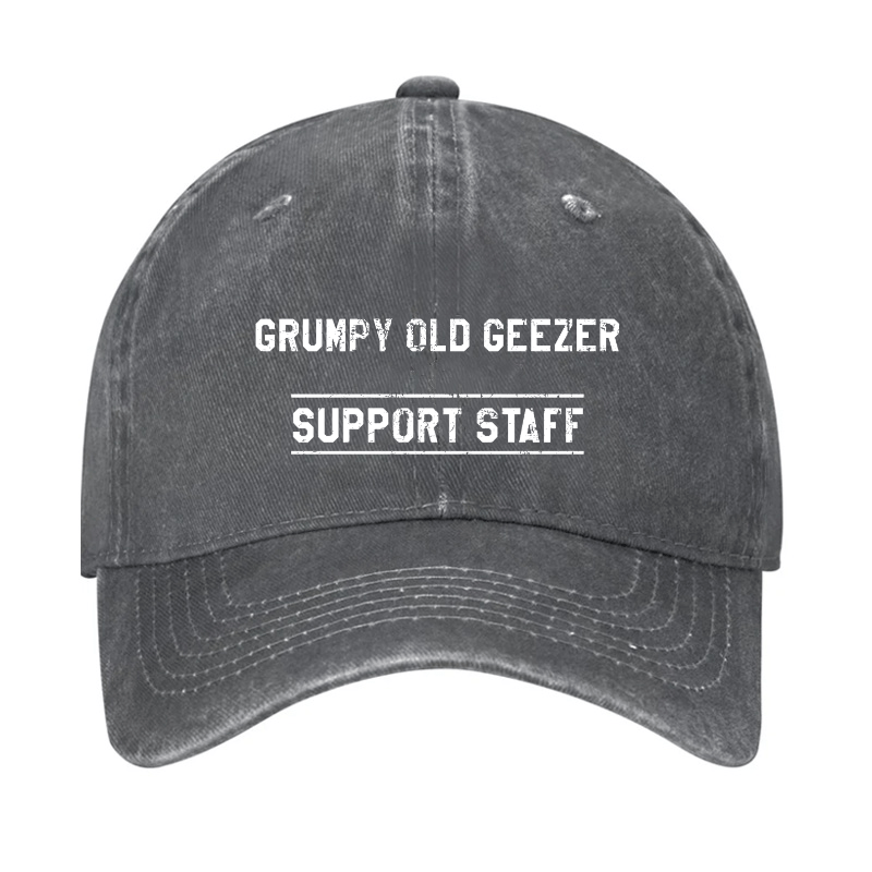 Grumpy Old Geezer Support Staff Cap-Maturelion