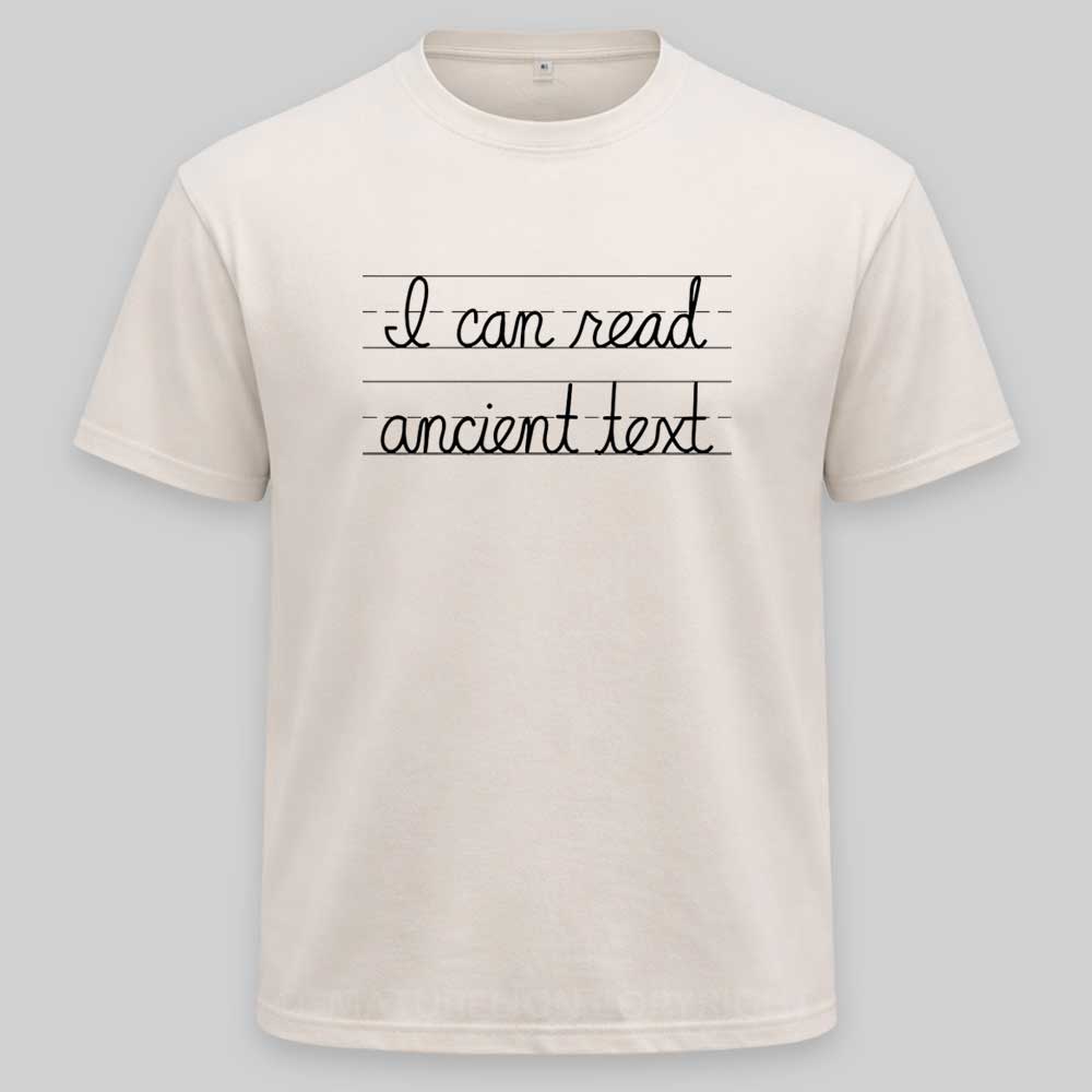 Maturelion Ancient Text Washed T-shirt