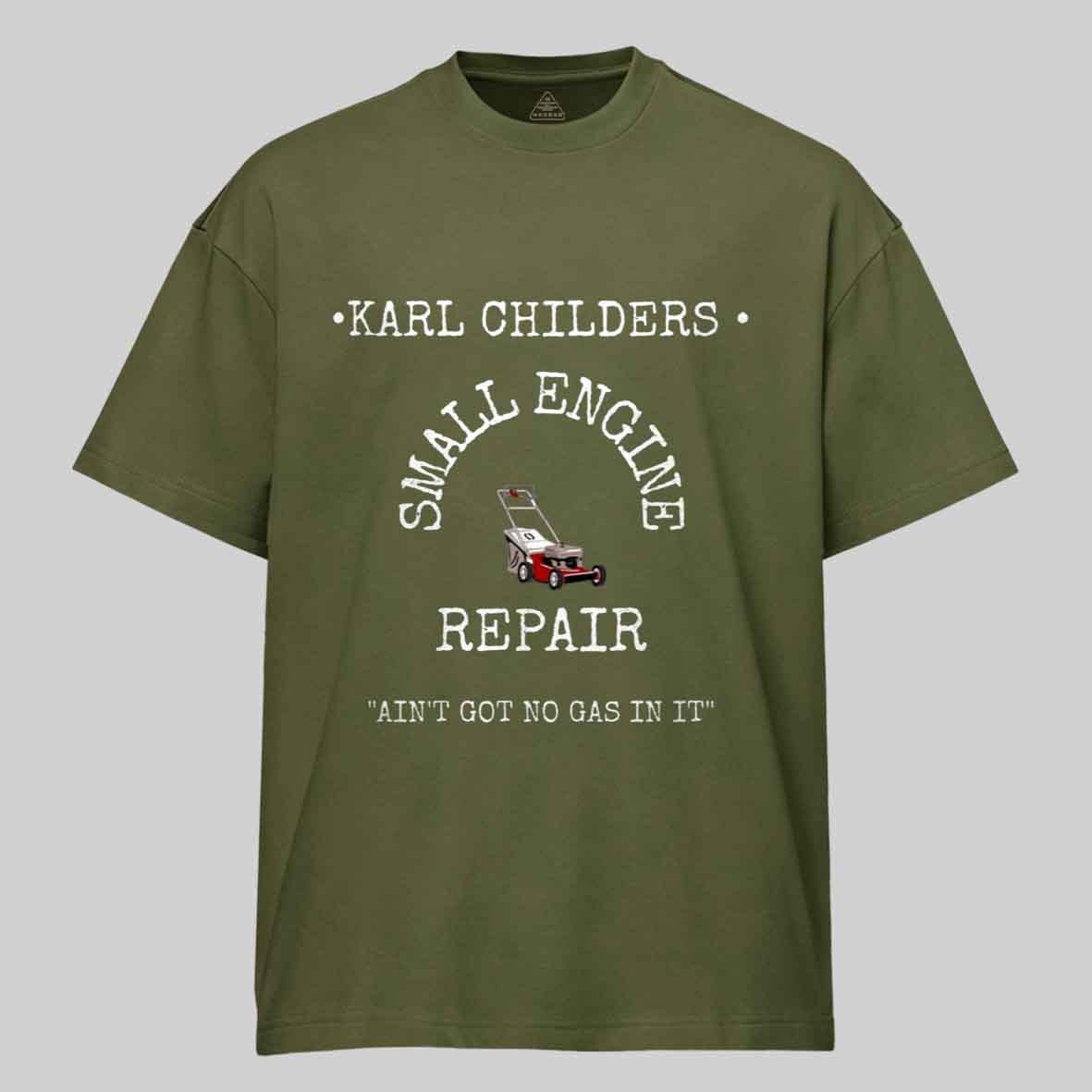 Maturelion KARL CHILDERS SMALL ENGINE REPAIR Cotton T-shirt