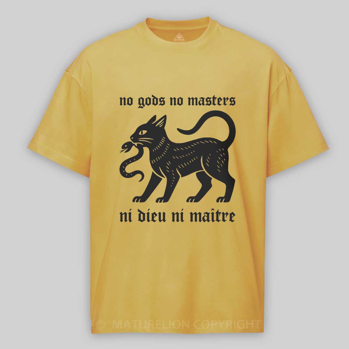 Maturelion Ni Dieu Ni Matre  Cotton T-shirt
