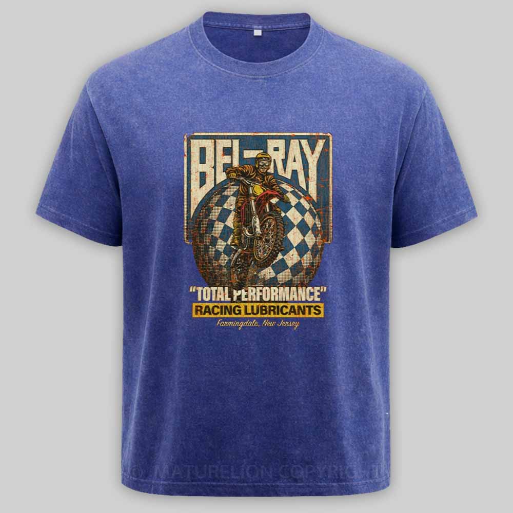 Maturelion Bel-Ray Racing Lubricants 1982 Washed T-shirt