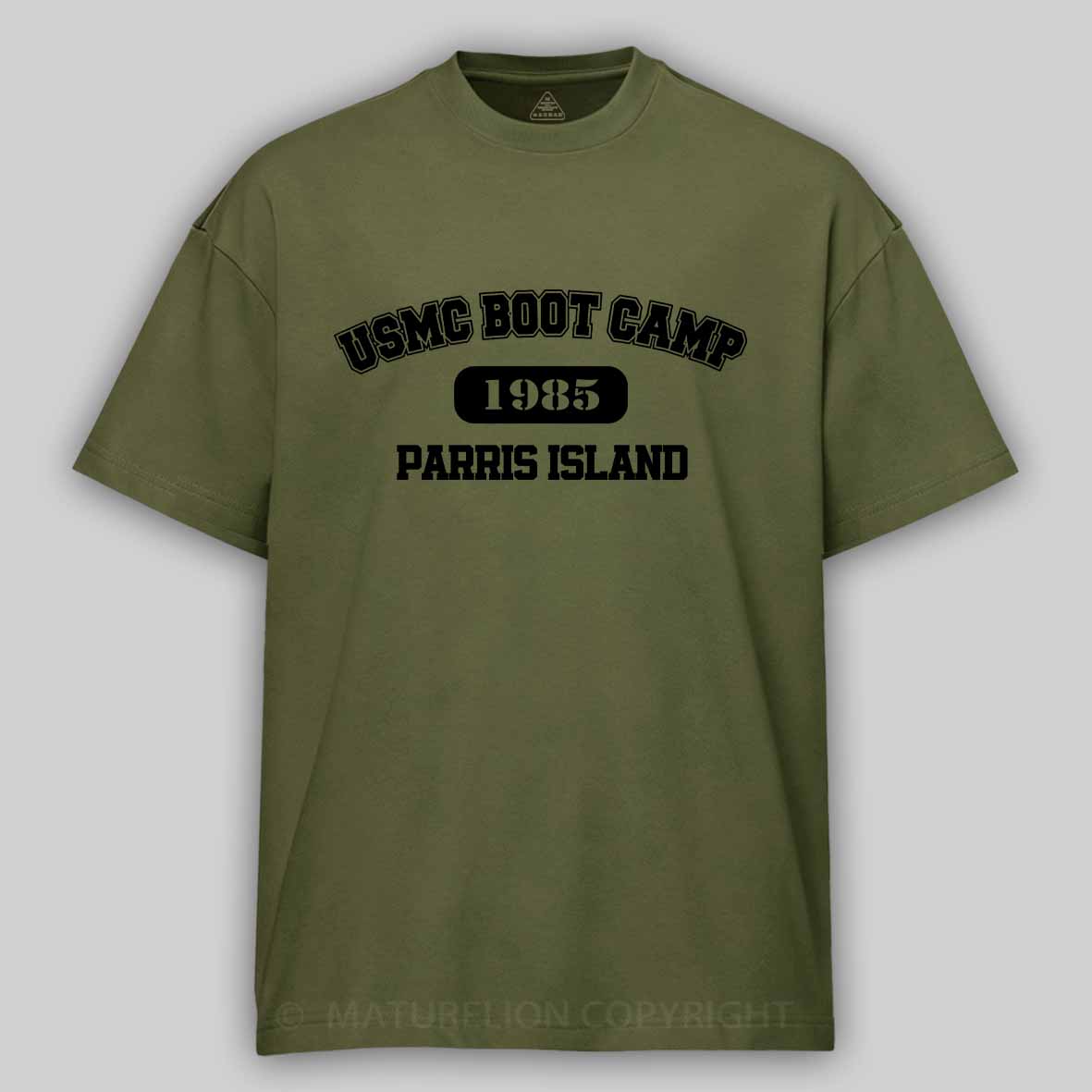 Maturelion Men's T-Shirt Boot Camp Cotton T-Shirt