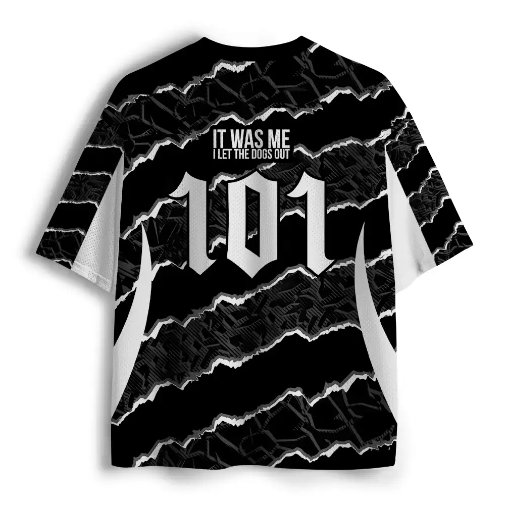 Maturelion It Was Me I Let The Dogs Out Mesh Jersey