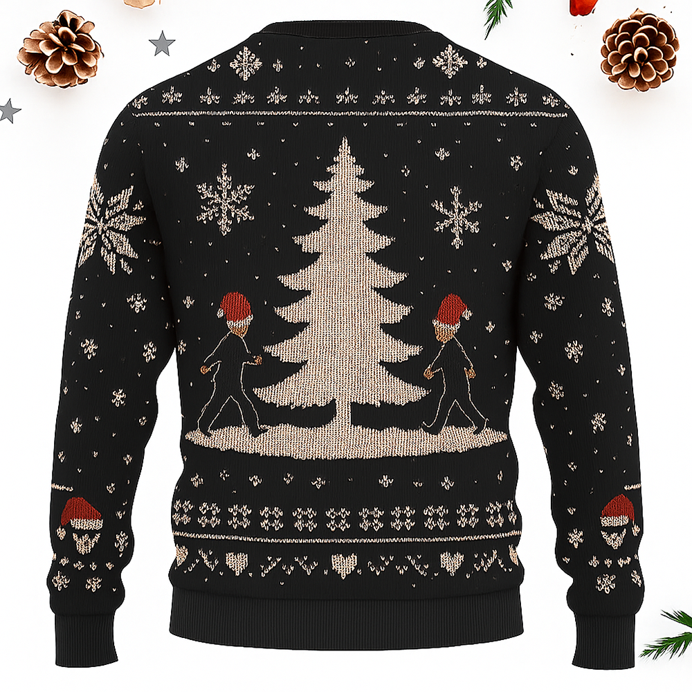 Maturelion Funny Trump Dancing Christmas Ugly Sweater