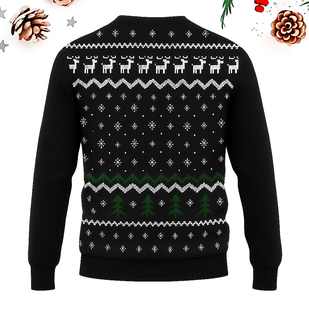 Maturelion Xmas Walking HR Violation Christmas Sweater