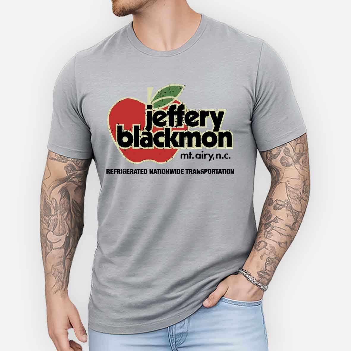 Maturelion Jeffery Blackmon Trucking 1970 Cotton T-shirt