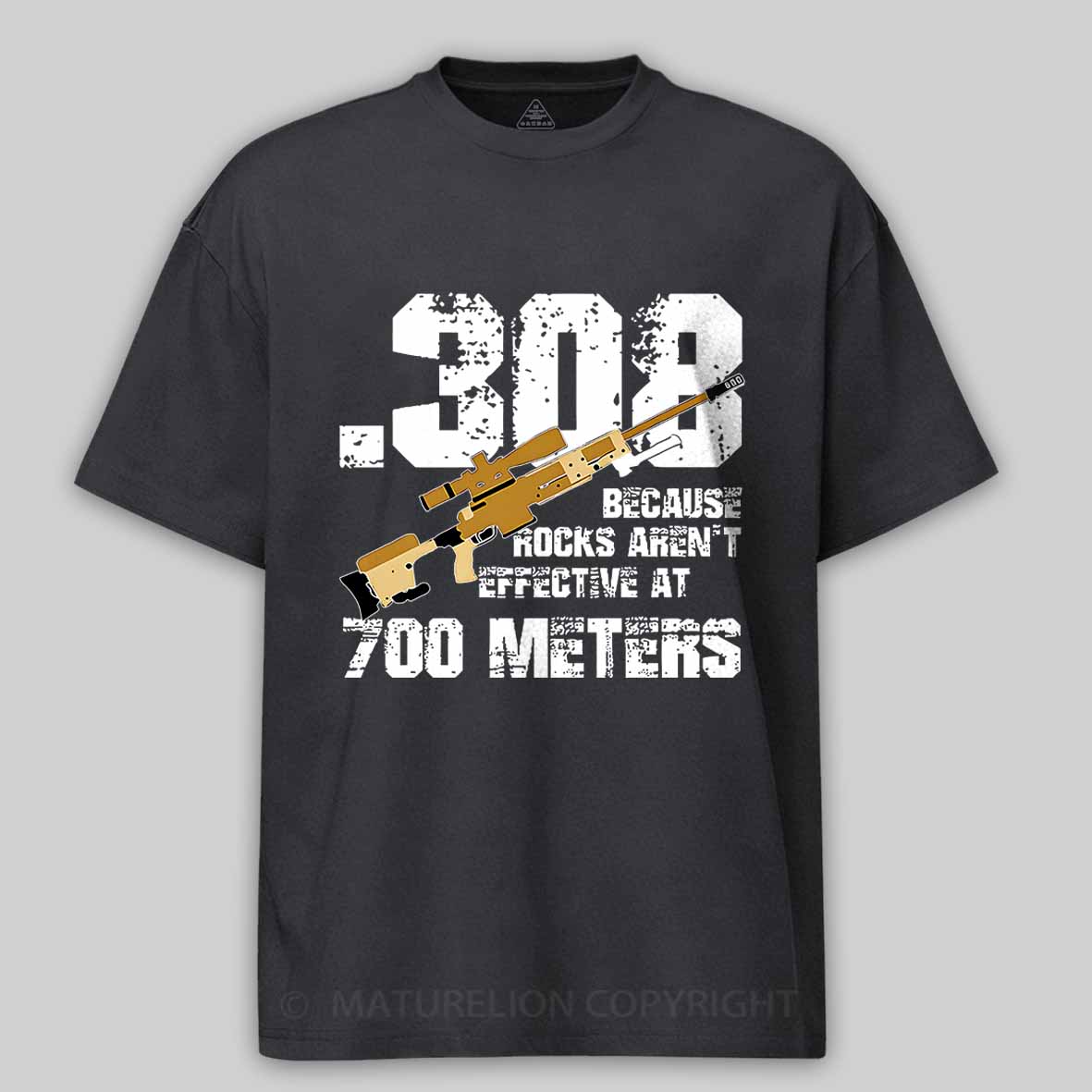 .308 Because Rocks Aren't Effective At 700 Meters