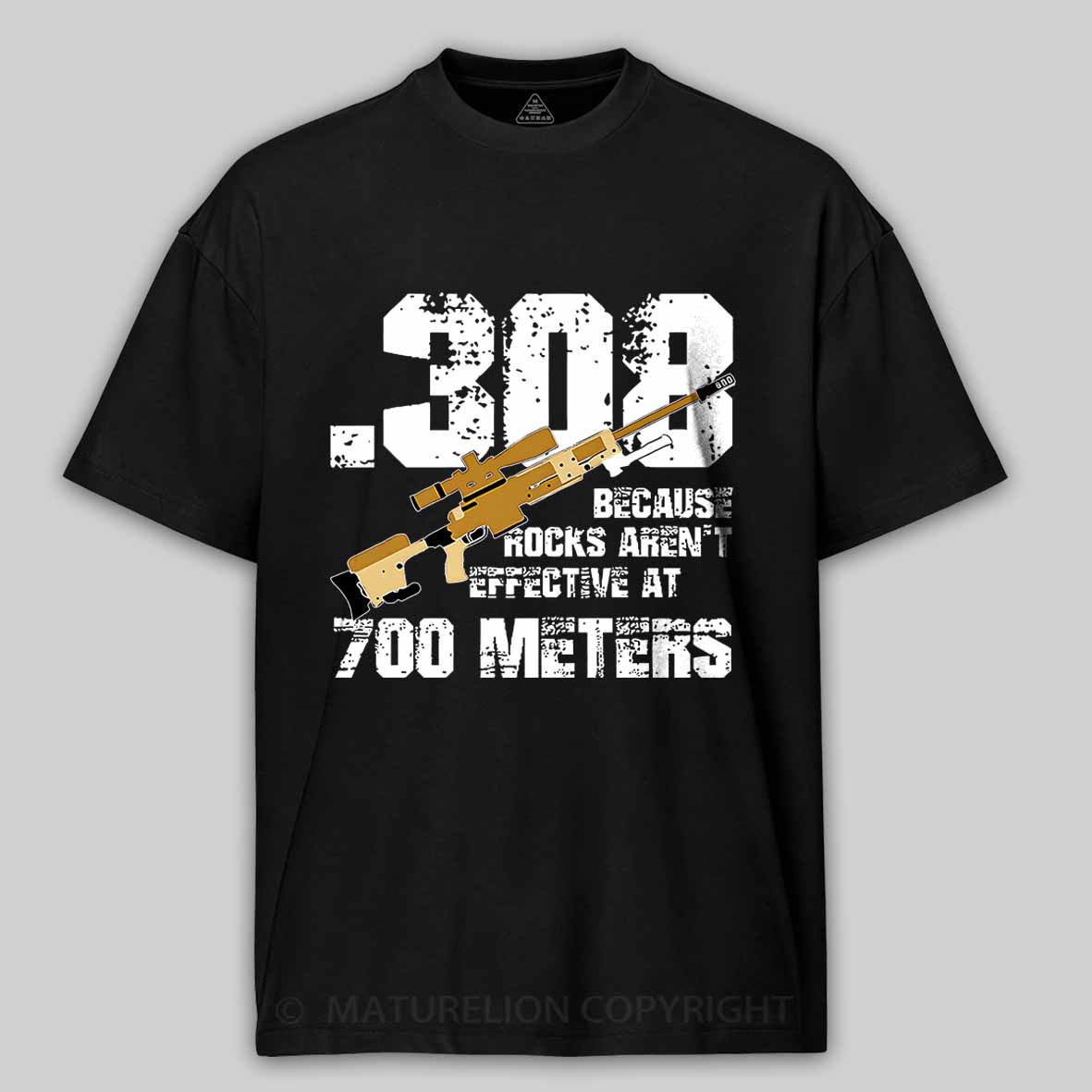 .308 Because Rocks Aren't Effective At 700 Meters