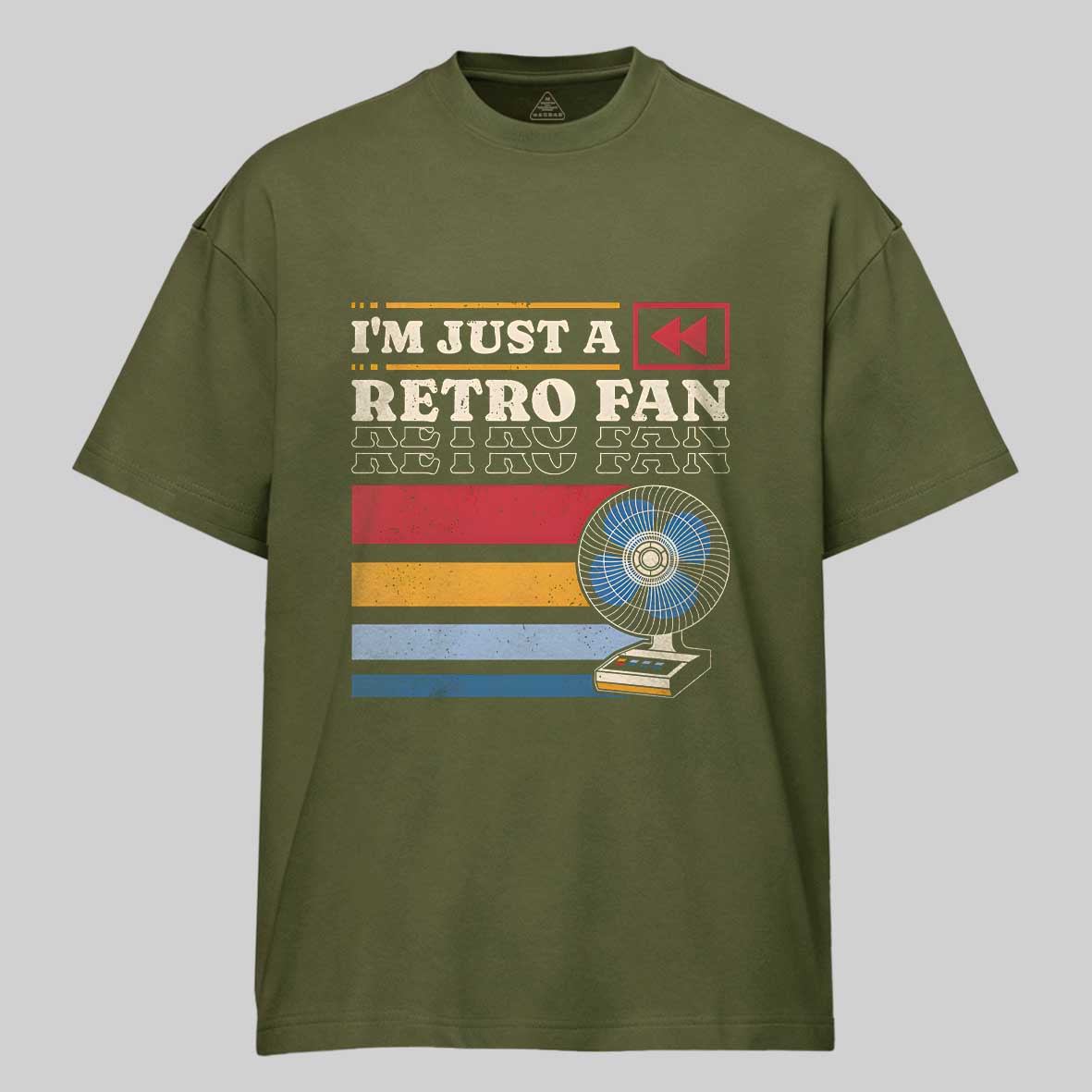 Maturelion I'm Just a Retro Fan Cotton T-shirt