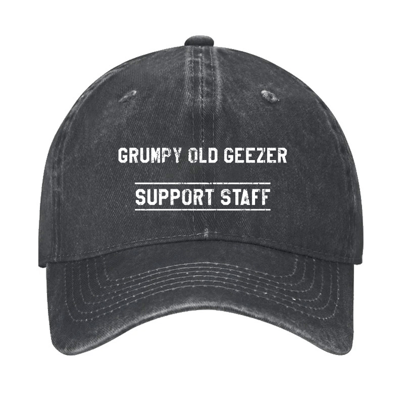 Grumpy Old Geezer Support Staff Cap-Maturelion