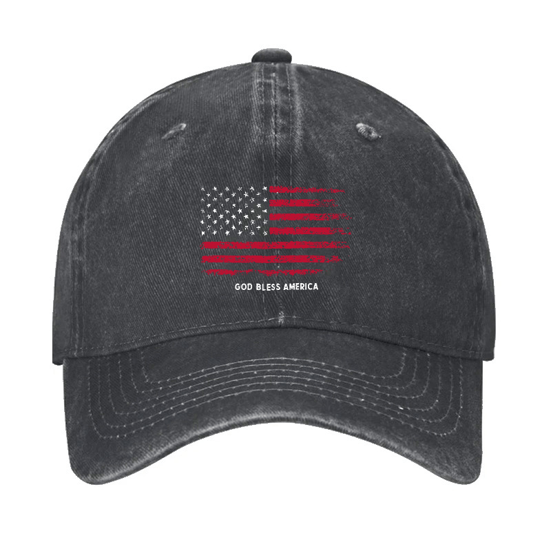 USA Flag God Bless America Cap-Maturelion