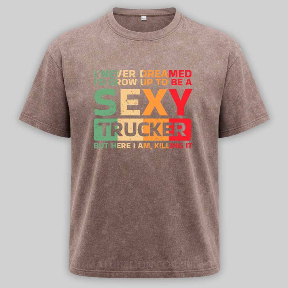 Maturelion trucker Washed T-shirt