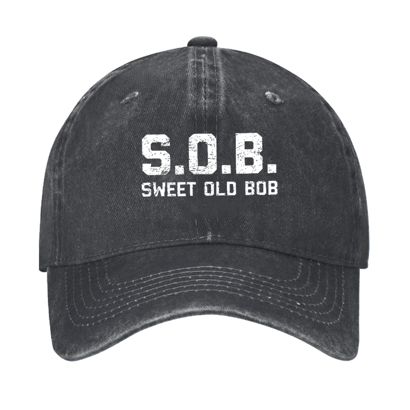 SOB Sweet Old Bob Funny Cap-Maturelion