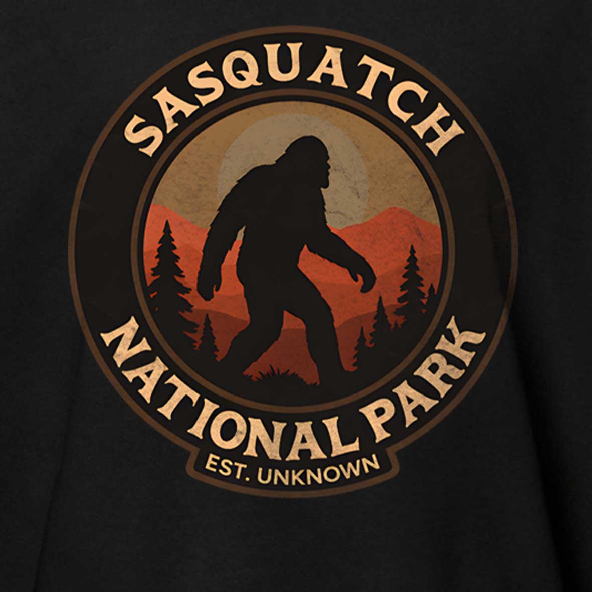 Maturelion Sasquatch National Park Cotton T-shirt