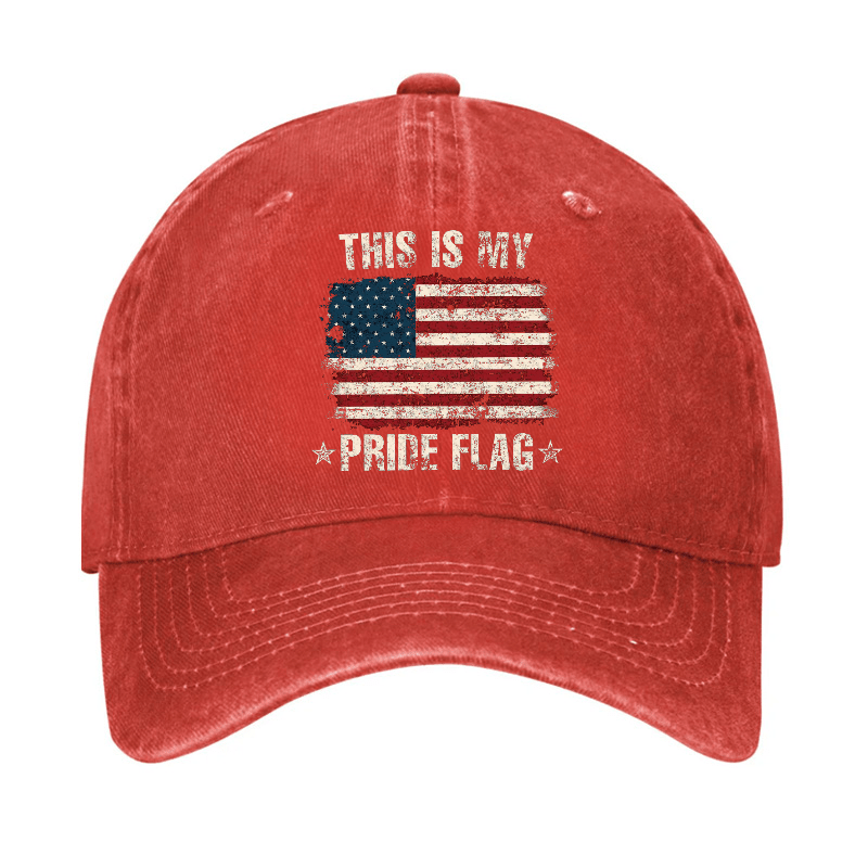 This Is My Pride Flag Print Baseball Cap-Maturelion
