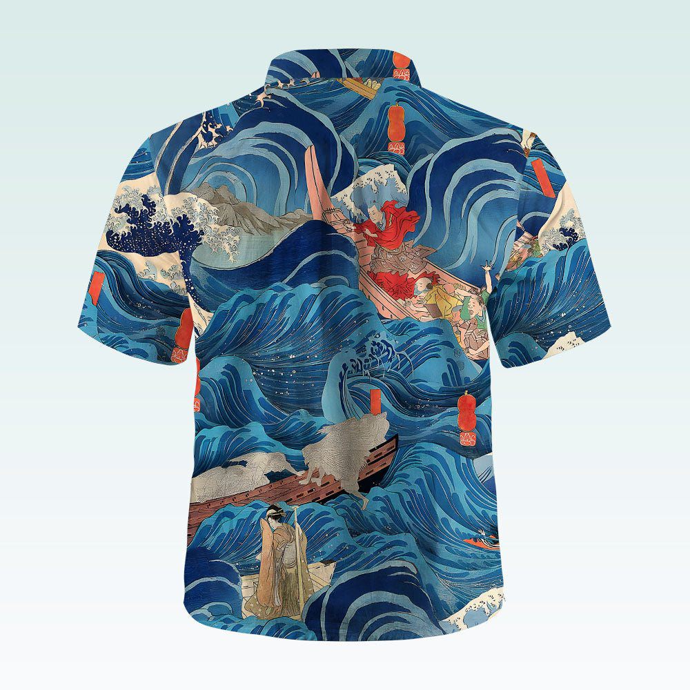 Maturelion Men's Button Pocket ShirtSpooner Tailored Camp Shirt