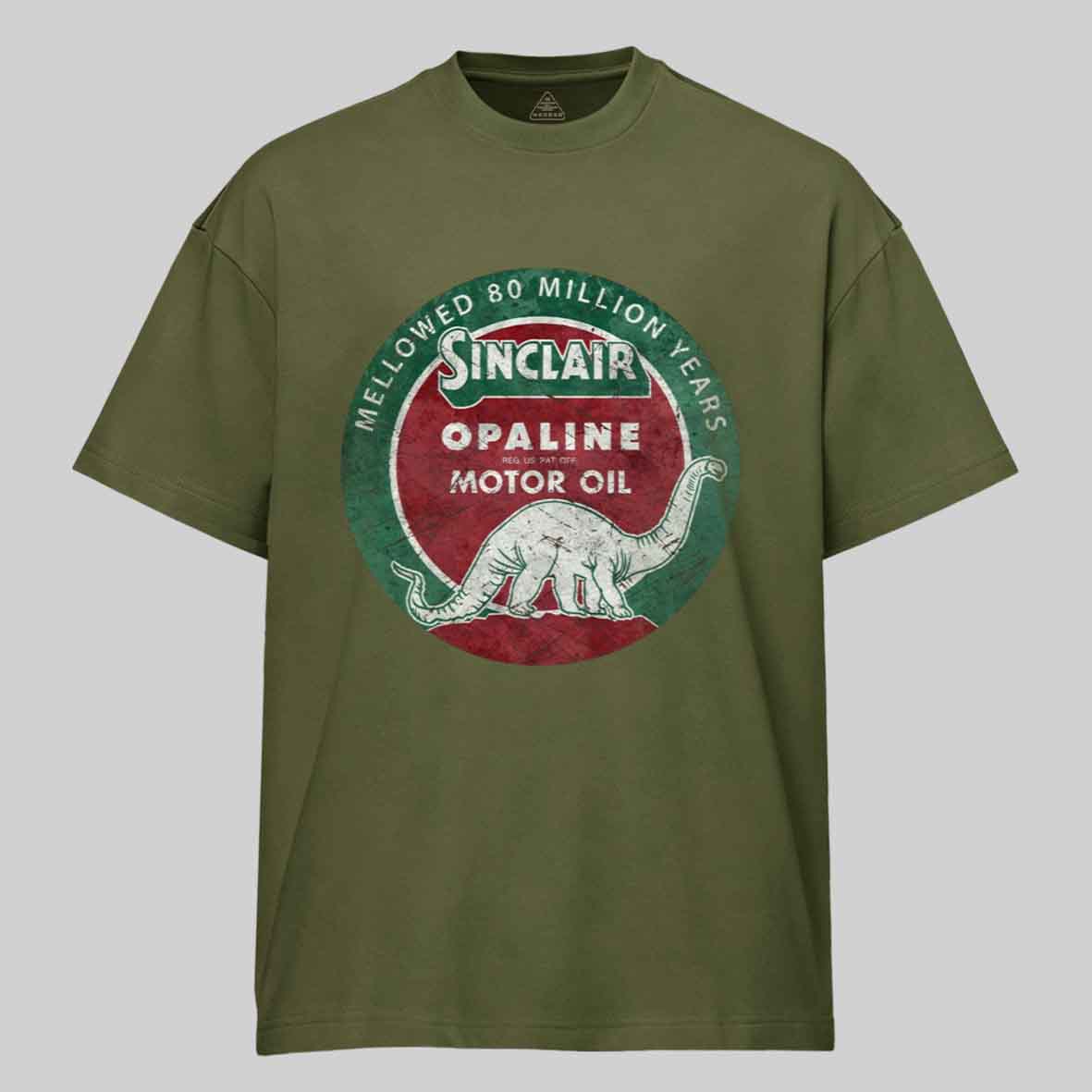 Maturelion Diplodocus Motor Oil V01 Cotton T-shirt