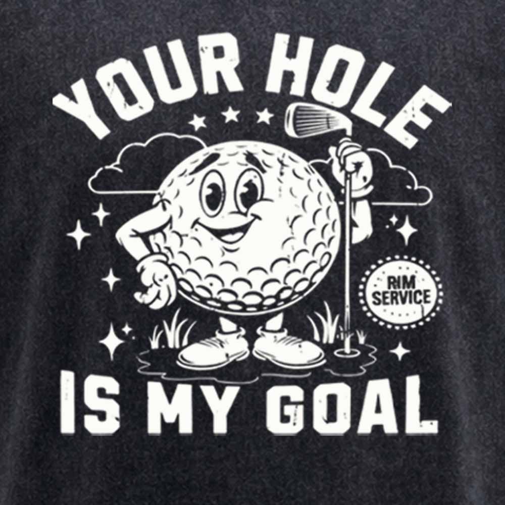 Maturelion Your Hole Is My Goal Washed T-shirt