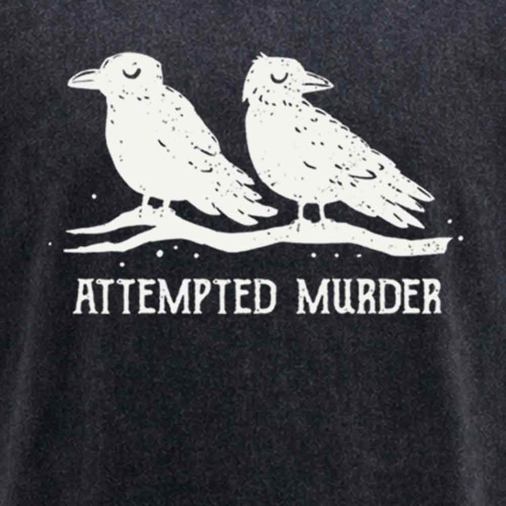 Maturelion Attempted Murder Washed T-shirt