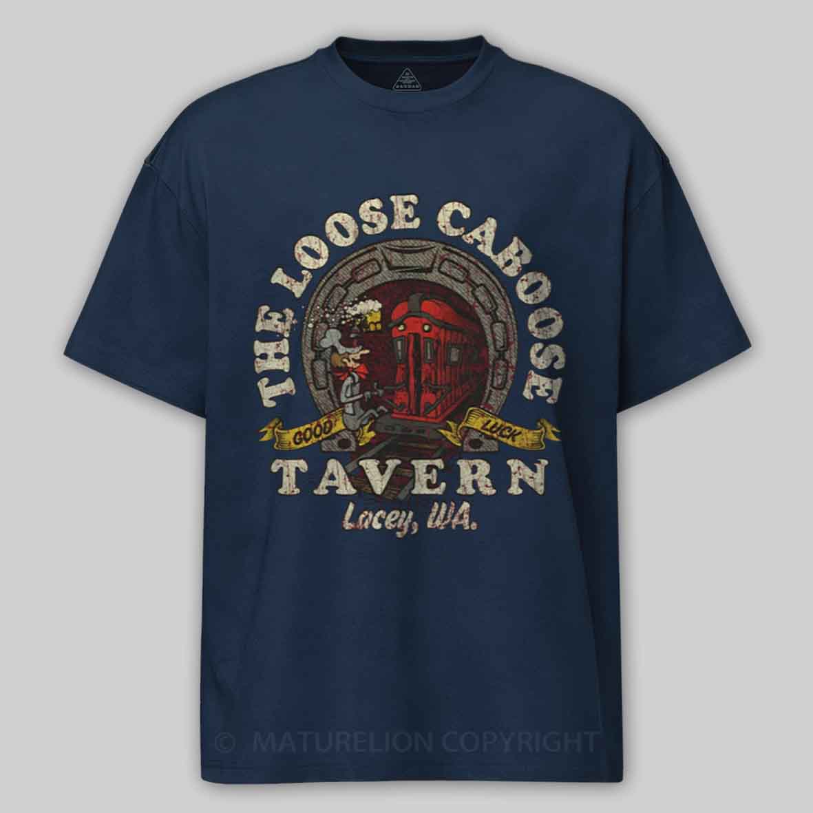 Maturelion The Loose Caboose Tavern 1967 Cotton T-shirt