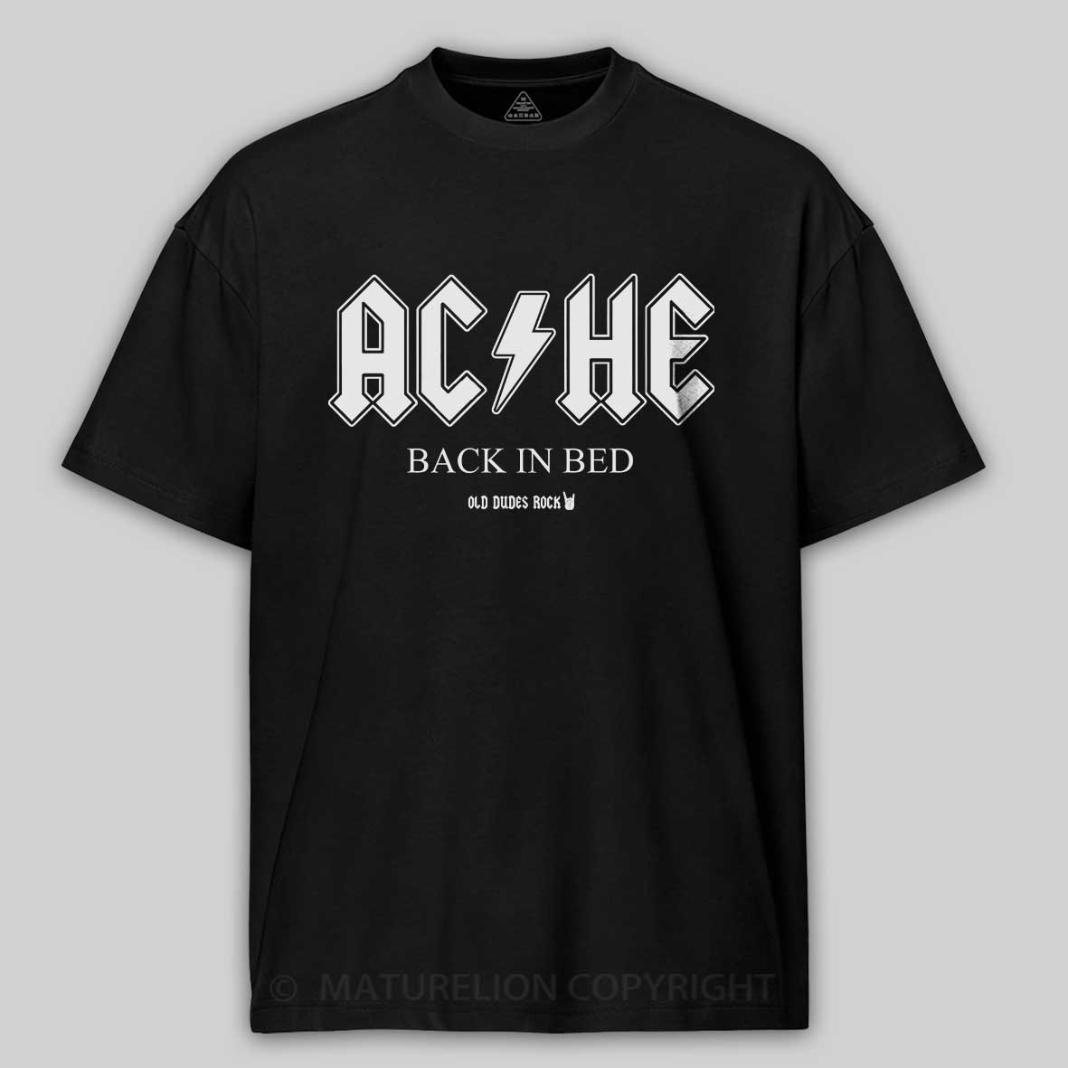Maturelion ACHE - Back In Bed Cotton T-shirt
